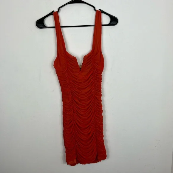 Superdown x Draya Michele Marlene Ruched Mini Dress Sz S - Picture 5 of 13